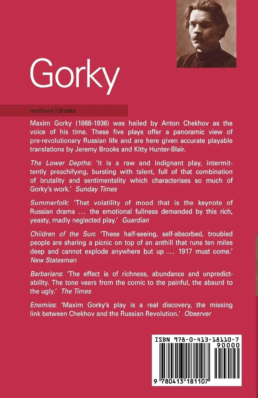 Rückseite: 9780413181107 | Gorky Plays | 1 | Maxim Gorky | Taschenbuch | Kartoniert / Broschiert
