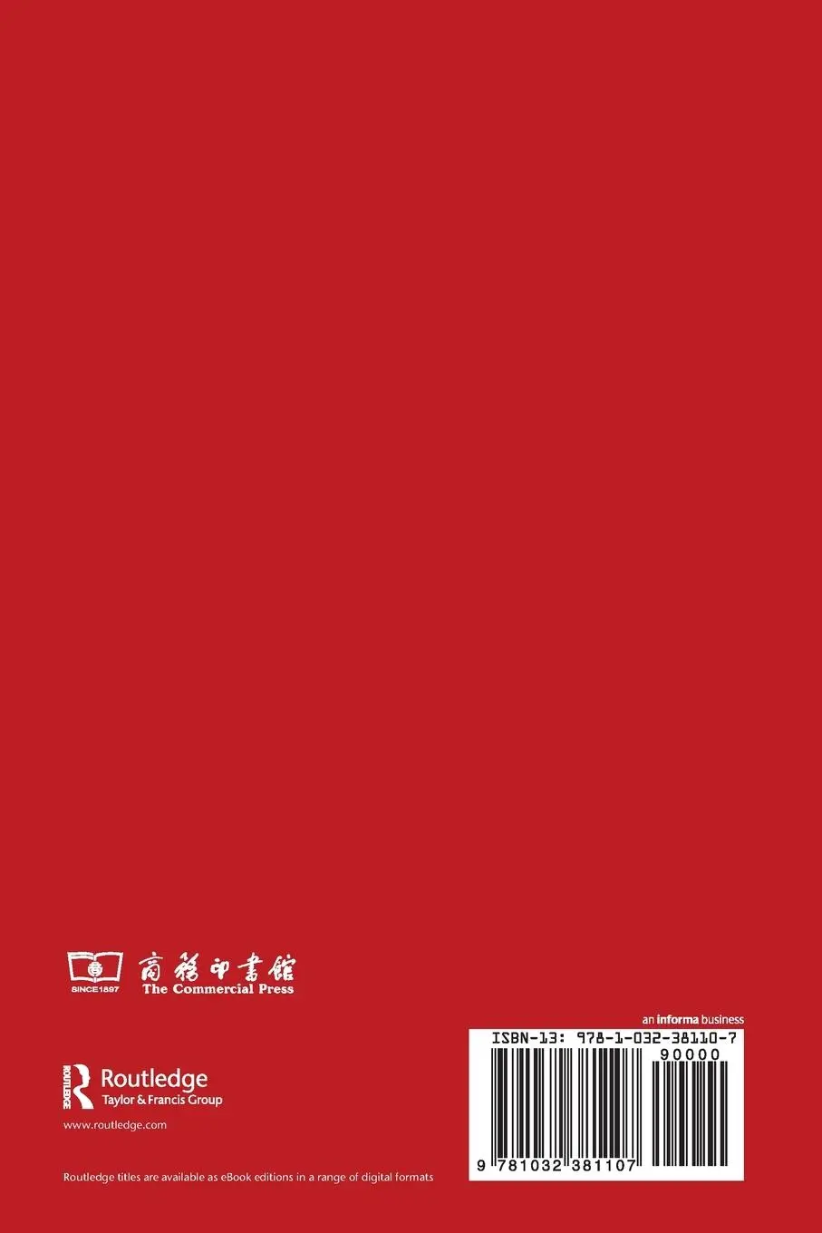Rückseite: 9781032381107 | A Brief History of the Chinese Language I | Xi Xiang | Taschenbuch