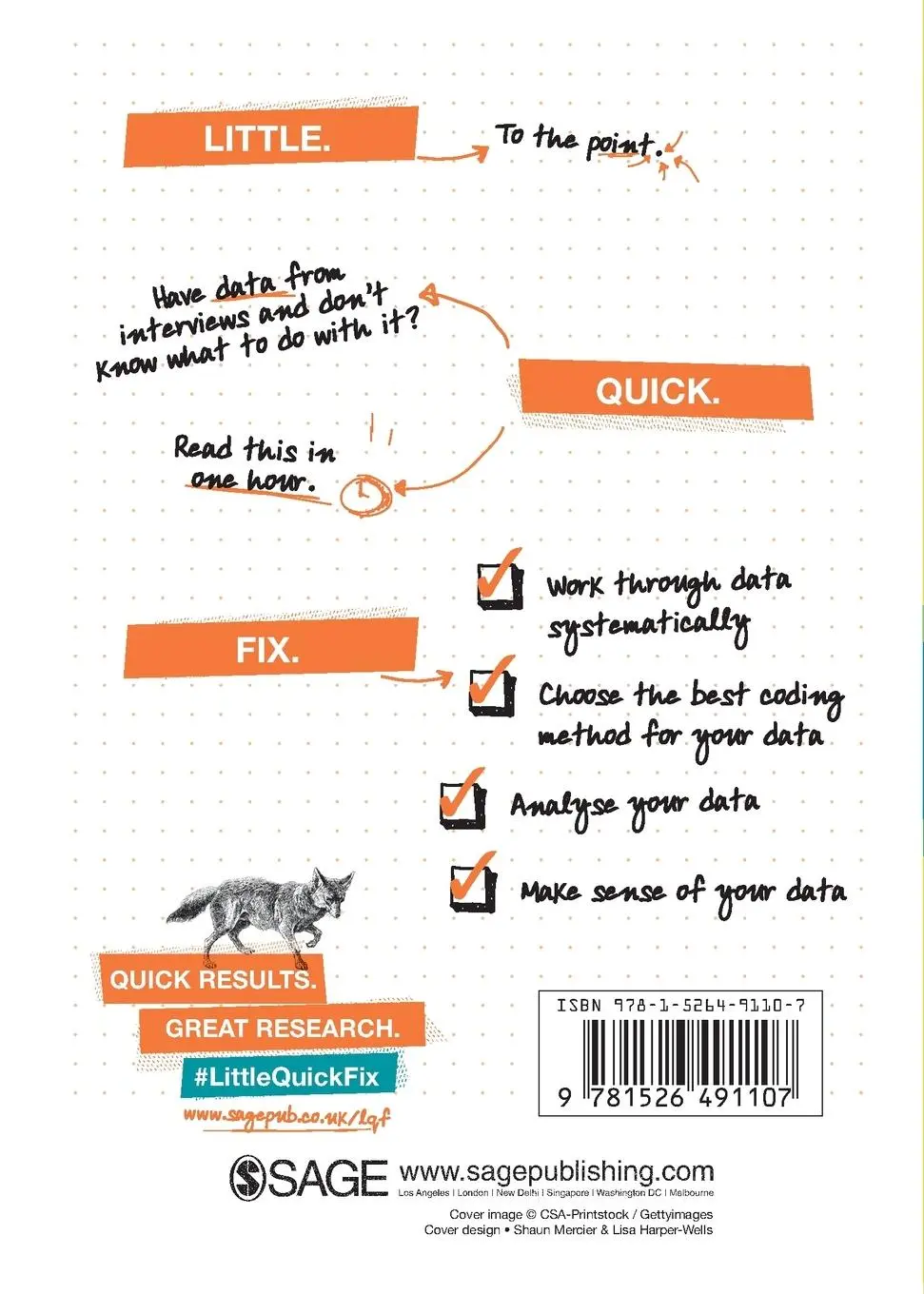 Rückseite: 9781526491107 | Use Your Interview Data | Little Quick Fix | Helen Kara | Taschenbuch