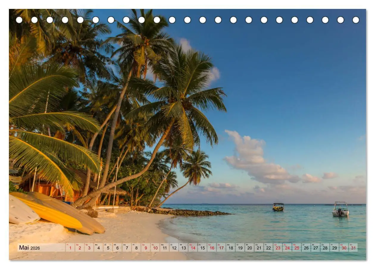 Bild: 9783457751107 | Malediven - Traumhaftes Paradies im Indischen Ozean (Tischkalender...