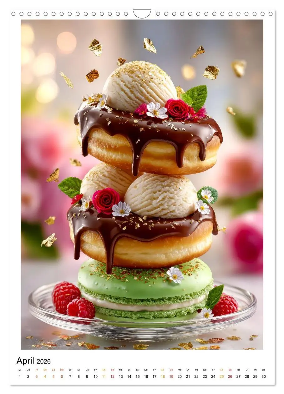 Bild: 9783516601107 | Lecker Eis (Wandkalender 2026 DIN A3 hoch), CALVENDO Monatskalender