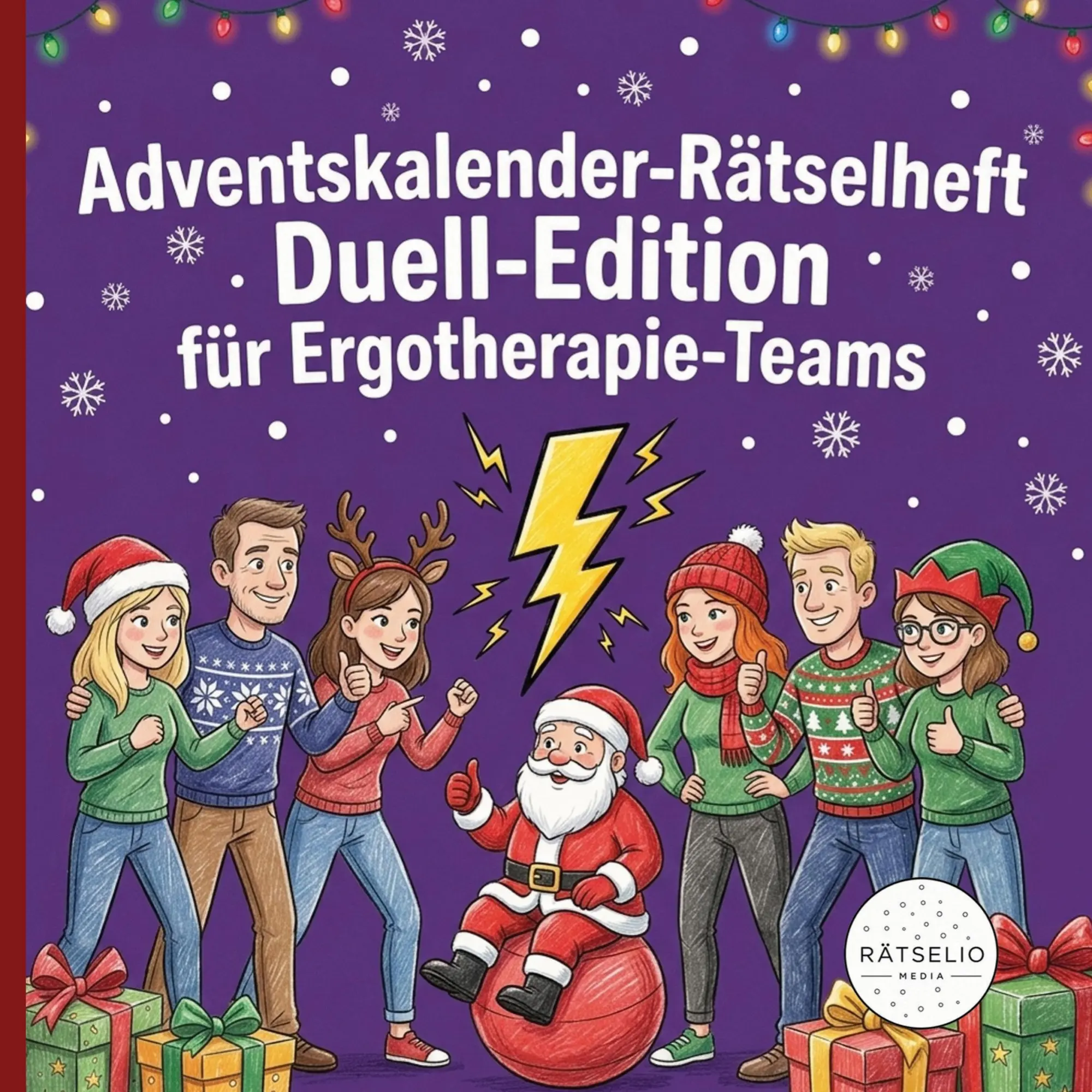 Cover: 9783693441107 | Adventskalender-Rätselheft | Rätselio Media | Taschenbuch | 96 S.