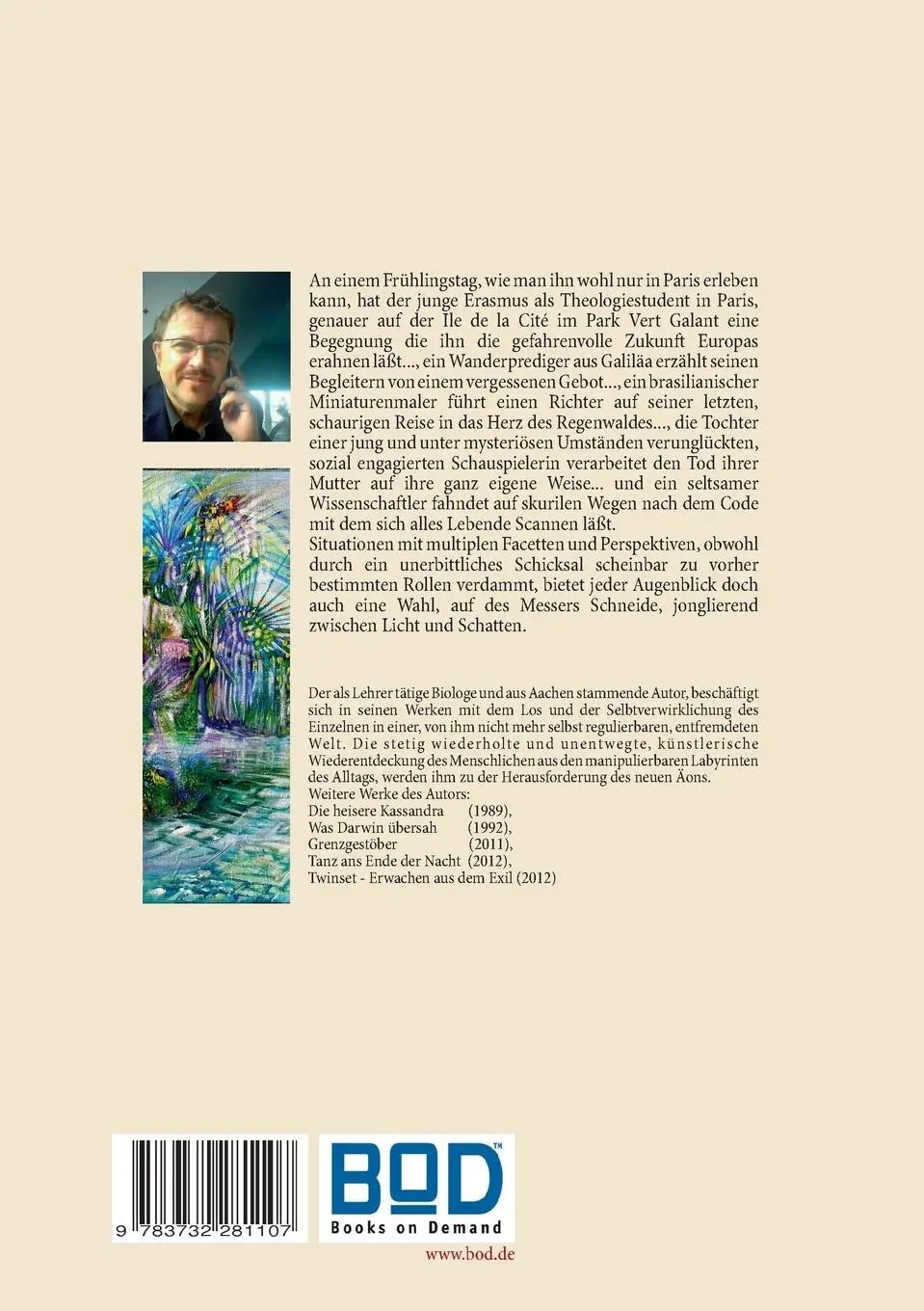 Rückseite: 9783732281107 | Erasmus und der Galant Vert | Erzählungen | F. Joseph Ahmann | Buch
