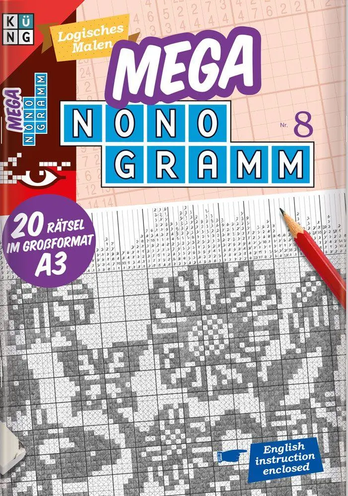 Cover: 9783907751107 | Mega-Nonogramm 8 | limitierte Auflage | Keesing Schweiz AG | Buch