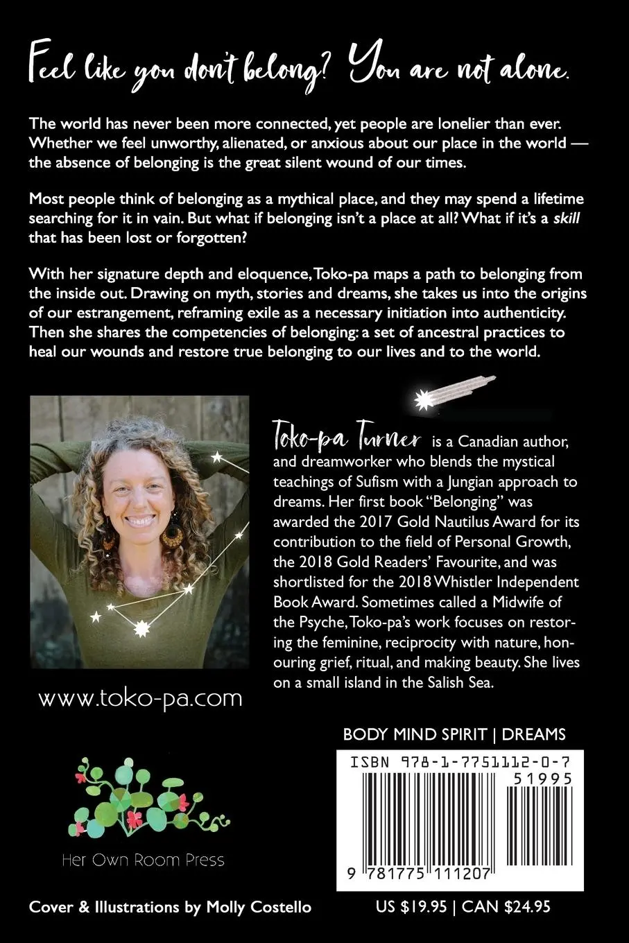 Rückseite: 9781775111207 | Belonging | Remembering Ourselves Home | Toko-Pa Turner | Taschenbuch