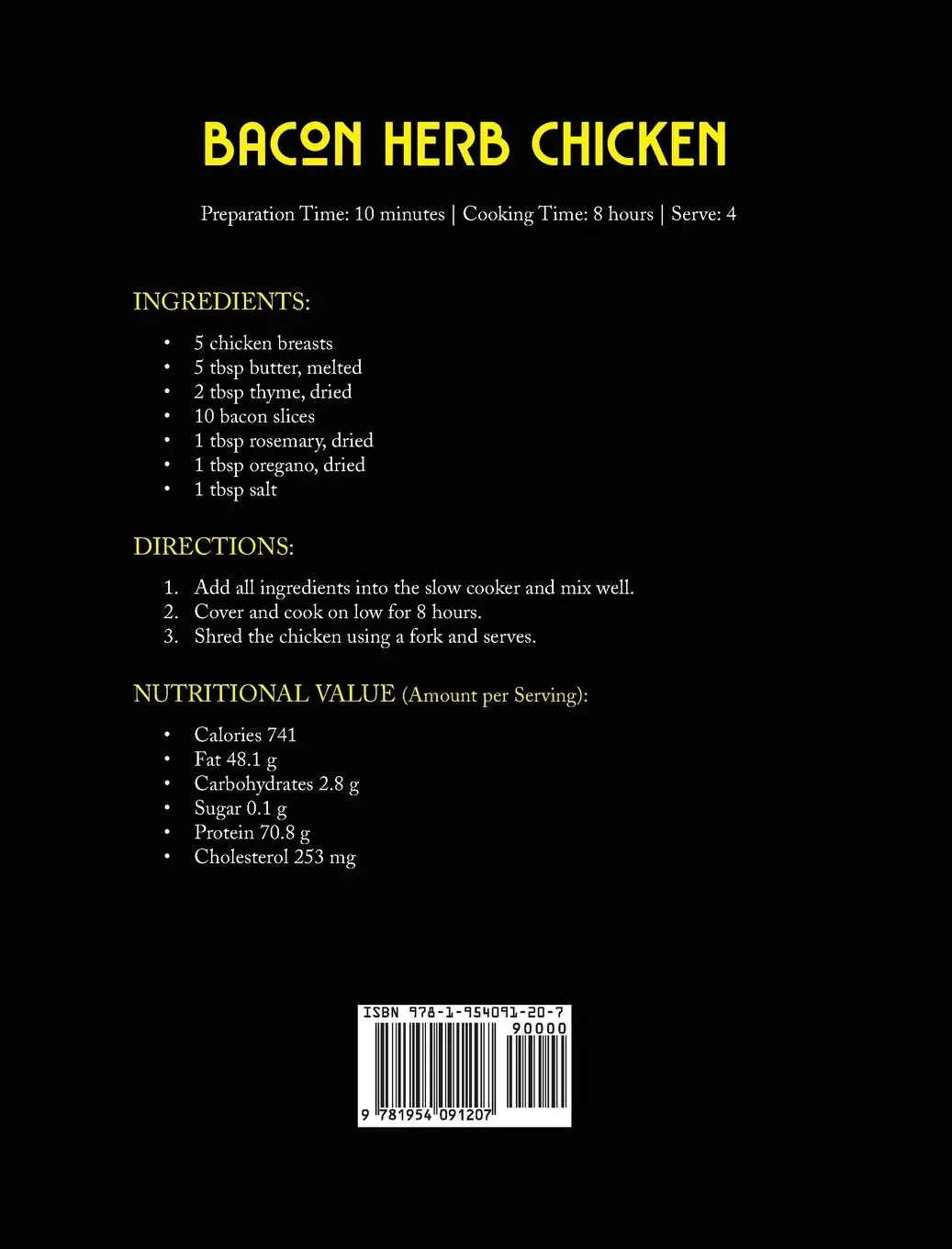 Rückseite: 9781954091207 | Carnivore Diet Cookbook for Beginners | Stiven Pown | Buch | Englisch