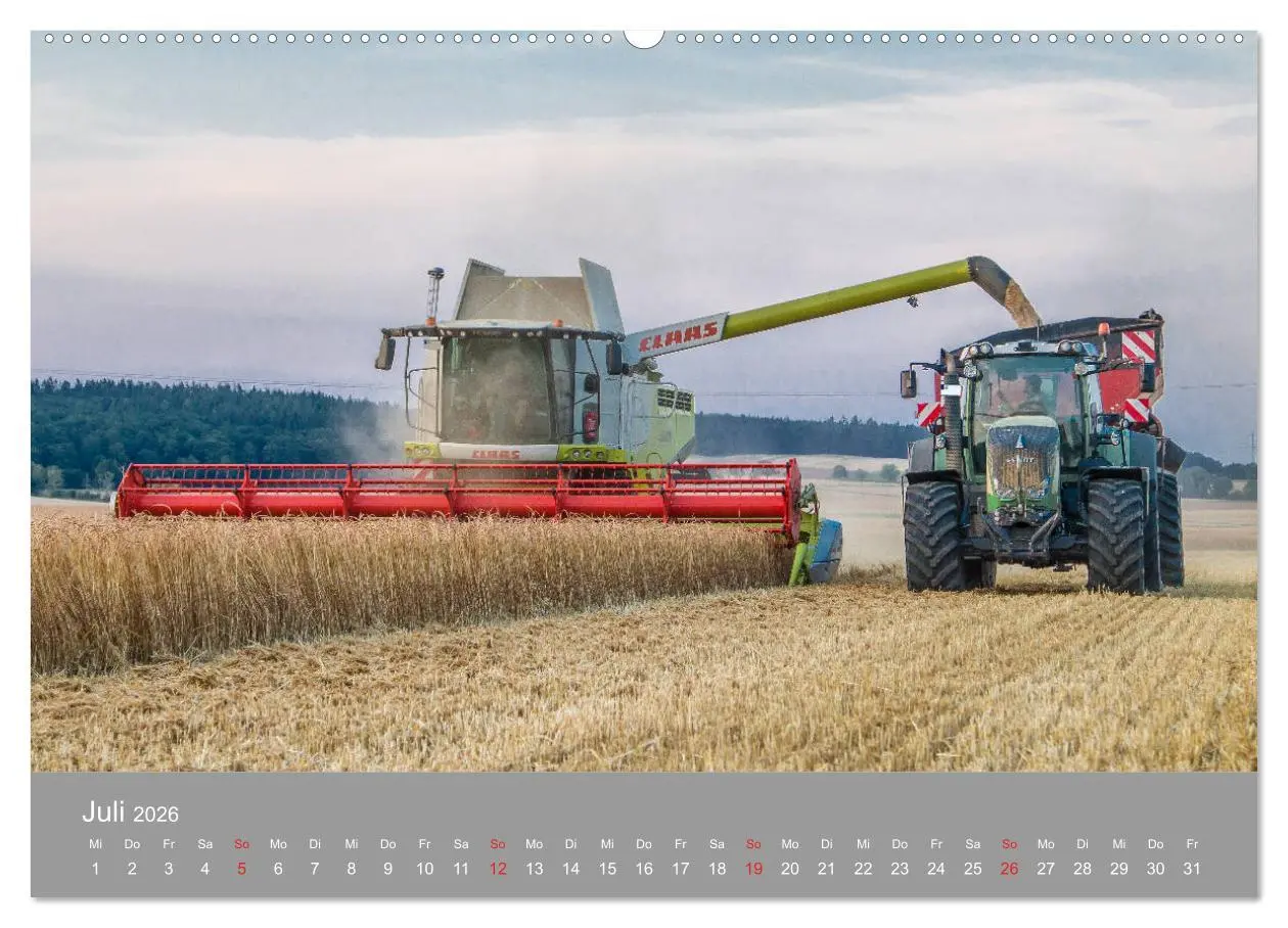 Bild: 9783457741207 | Landtechnik im Einsatz (Wandkalender 2026 DIN A2 quer), CALVENDO...