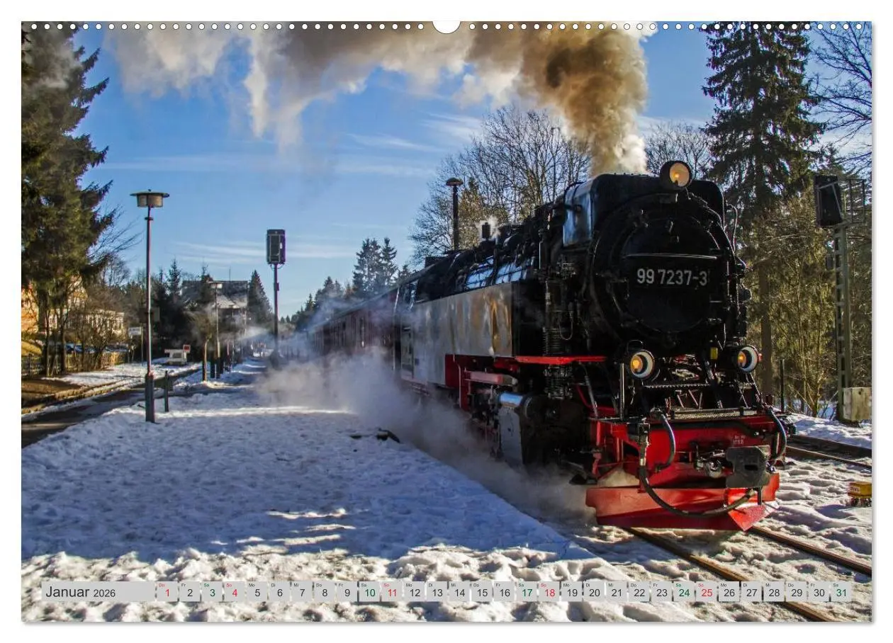 Bild: 9783516071207 | Harzer Dampfmomente (hochwertiger Premium Wandkalender 2026 DIN A2...