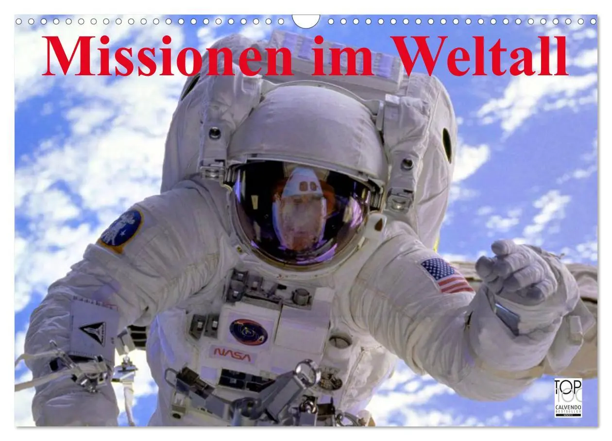 Cover: 9783516141207 | Missionen im Weltall (Wandkalender 2026 DIN A3 quer), CALVENDO...