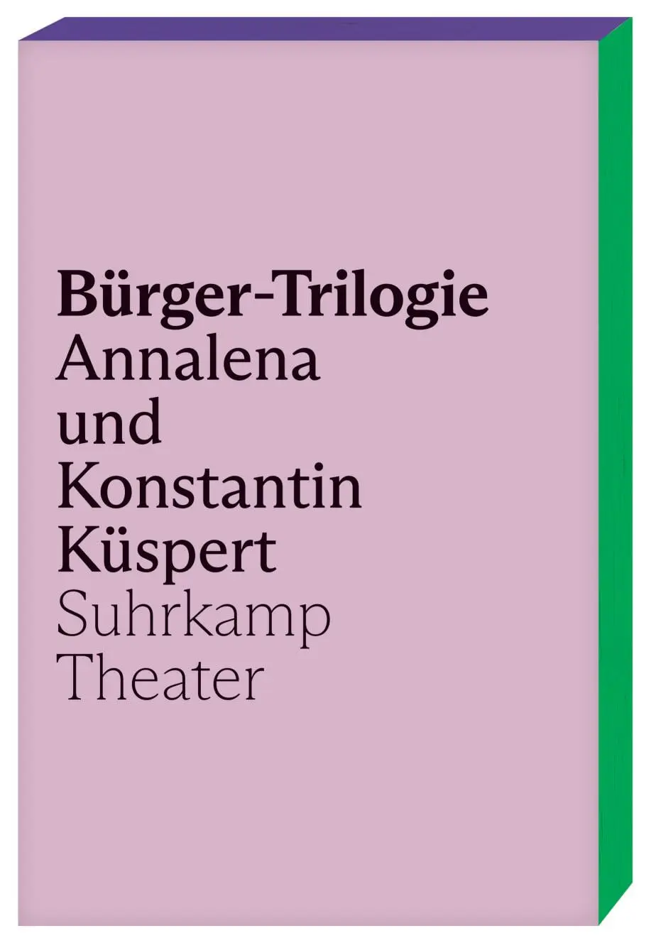 Cover: 9783518431207 | Bürger-Trilogie | Annalena Küspert (u. a.) | Taschenbuch | 226 S.