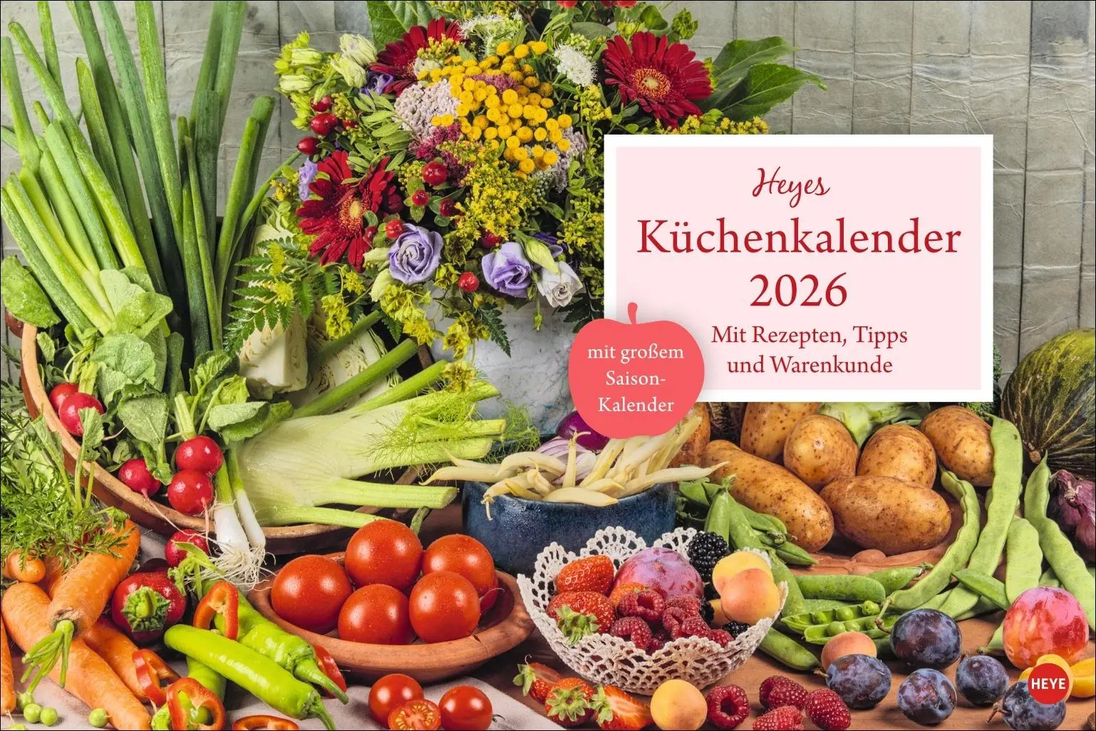 Cover: 9783756411207 | Küchenkalender Broschur XL 2026 | Heye | Kalender | 28 S. | Deutsch Cover: 9783756411207 | Küchenkalender Broschur XL 2026 | Heye | Kalender | 28 S. | Deutsch