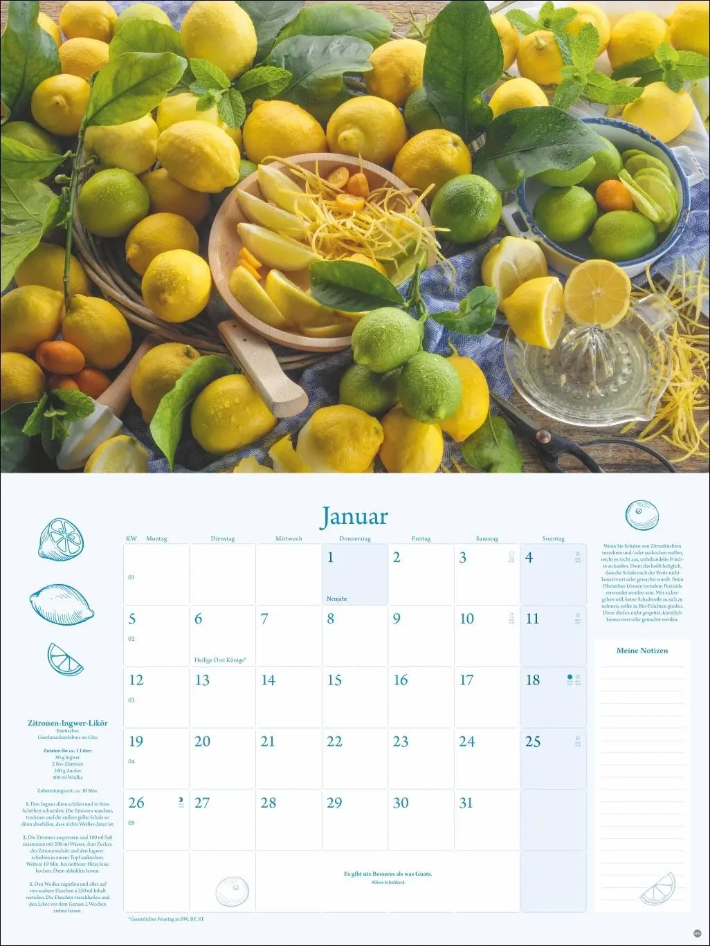 Bild: 9783756411207 | Küchenkalender Broschur XL 2026 | Heye | Kalender | 28 S. | Deutsch