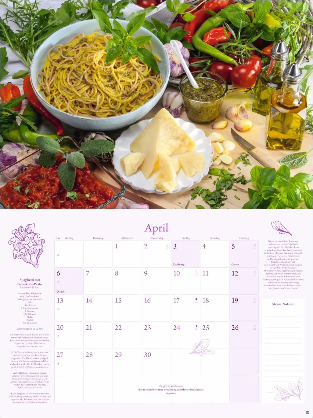 Bild: 9783756411207 | Küchenkalender Broschur XL 2026 | Heye | Kalender | 28 S. | Deutsch