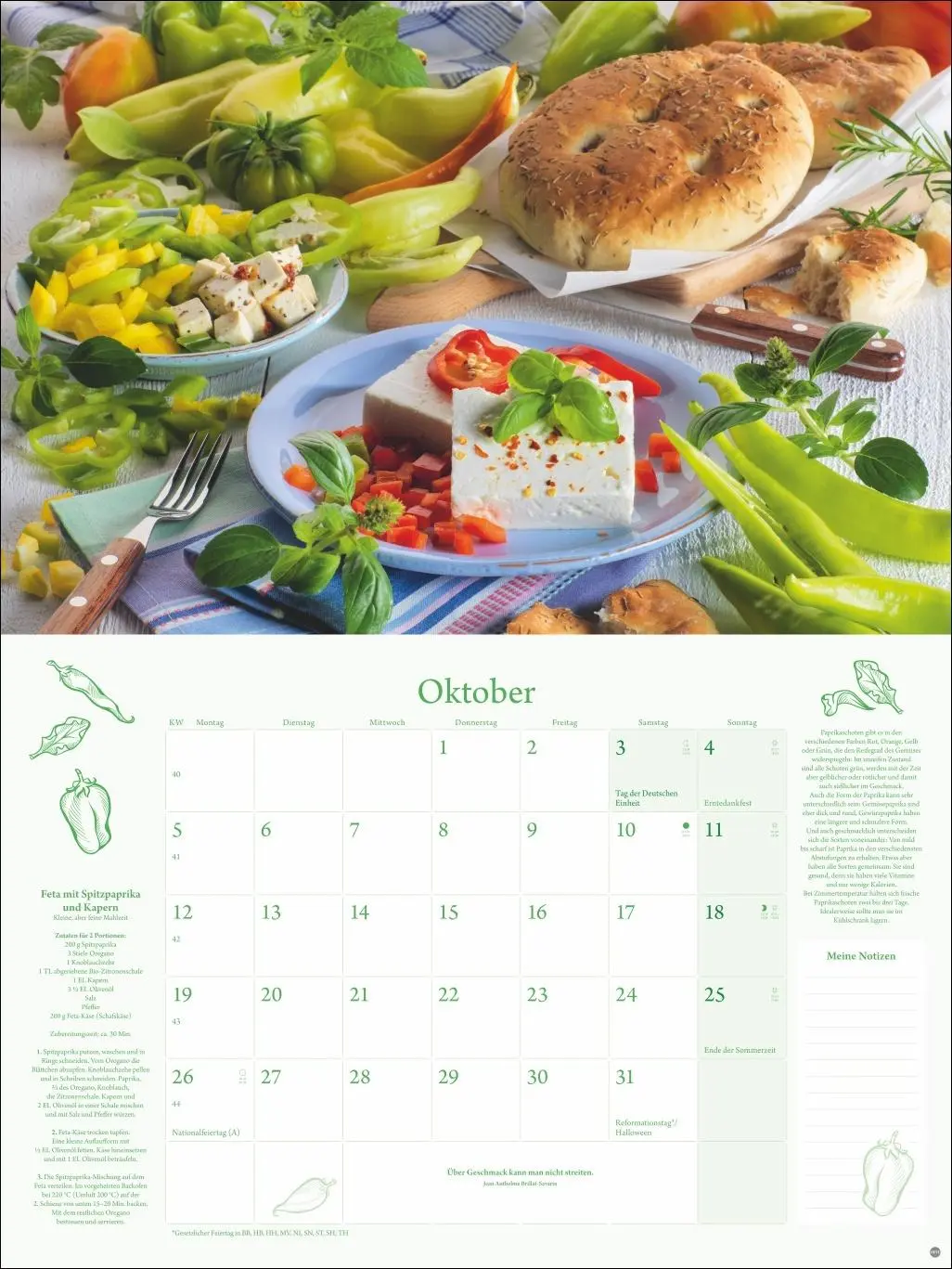 Bild: 9783756411207 | Küchenkalender Broschur XL 2026 | Heye | Kalender | 28 S. | Deutsch