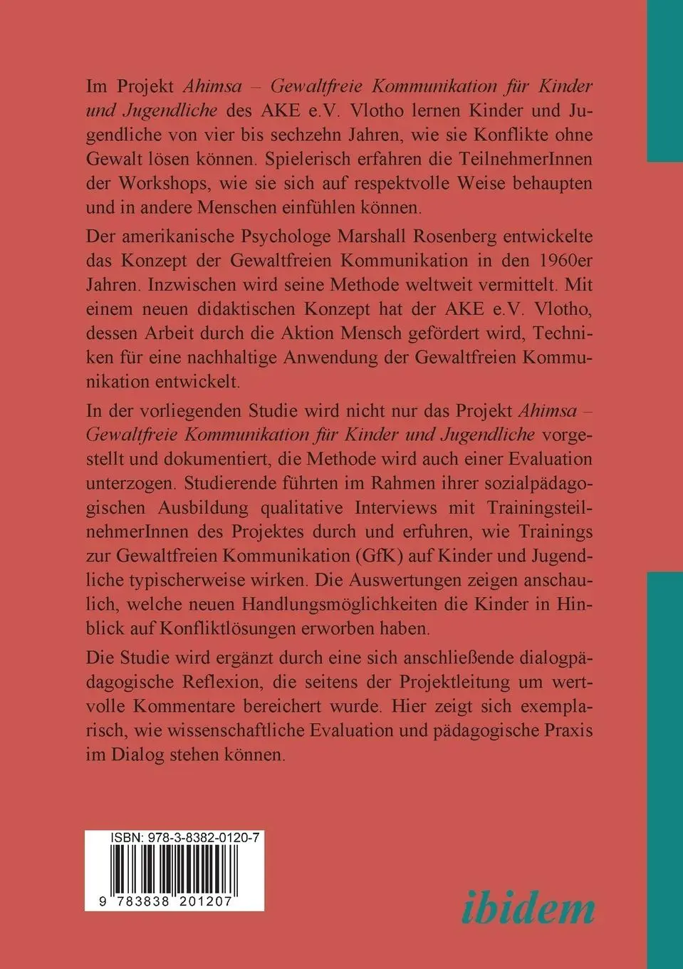 Rückseite: 9783838201207 | ¿dann kann man das ja auch mal so lösen!¿ Auswertungsinterviews mit...