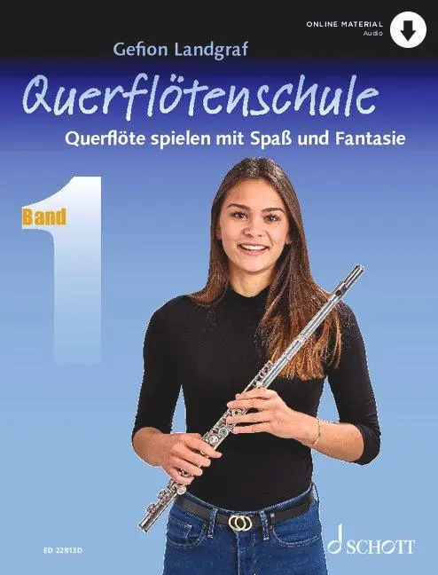 Cover: 9790001221207 | Querflötenschule 01 | Gefion Landgraf | Broschüre | Querflötenschule