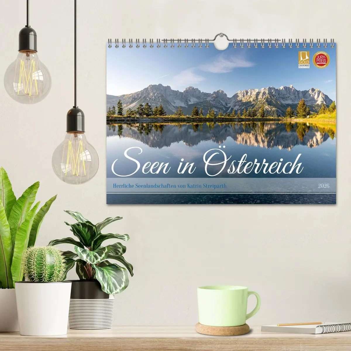 Bild: 9783457281307 | Seen in Österreich (Wandkalender 2026 DIN A4 quer), CALVENDO...