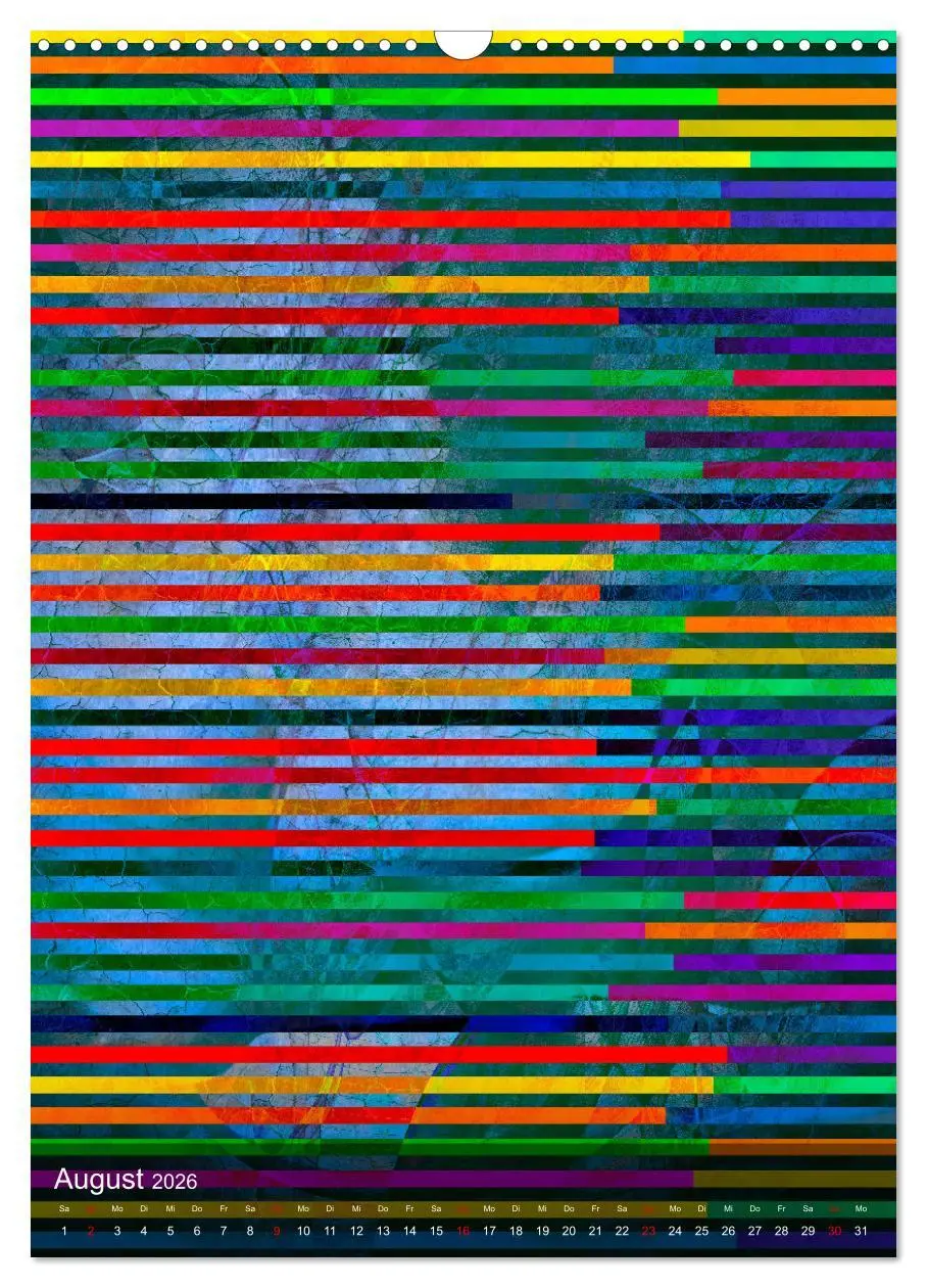 Bild: 9783516371307 | Das Abstrakte Jahr (Wandkalender 2026 DIN A3 hoch), CALVENDO...