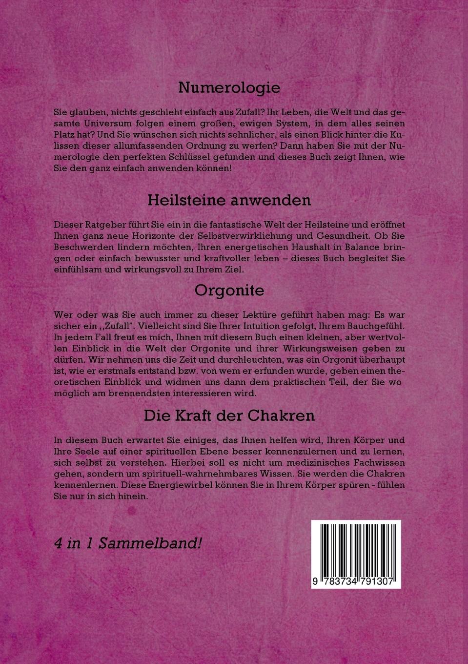 Rückseite: 9783734791307 | Selbsterkenntnis &amp; Selbstheilung - 4 in 1 Sammelband: Numerologie...