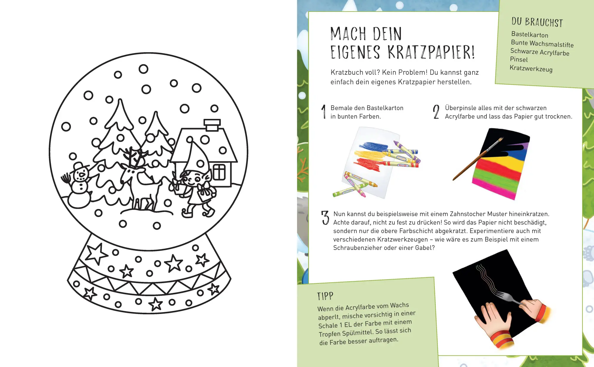 Bild: 9783849941307 | Kritzel-Kratzel-Buch Weihnachten. Für Kinder ab 5 Jahren | Taschenbuch