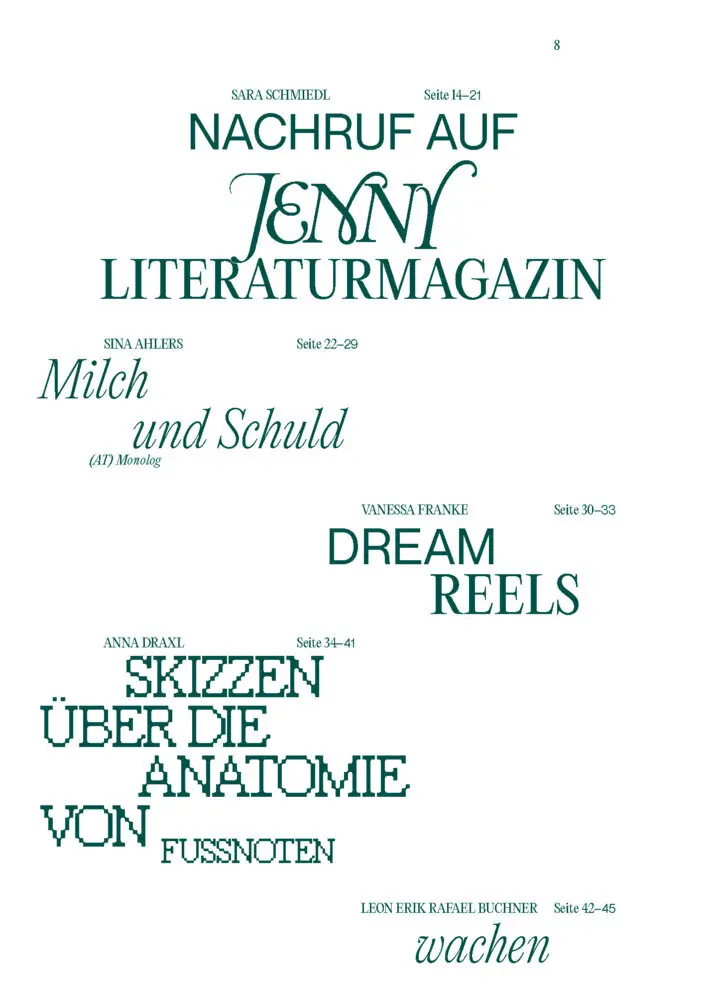 Bild: 9783111351407 | JENNY. Ausgabe 11 | es geht sich schon aus | Eisenring (u. a.) | Buch