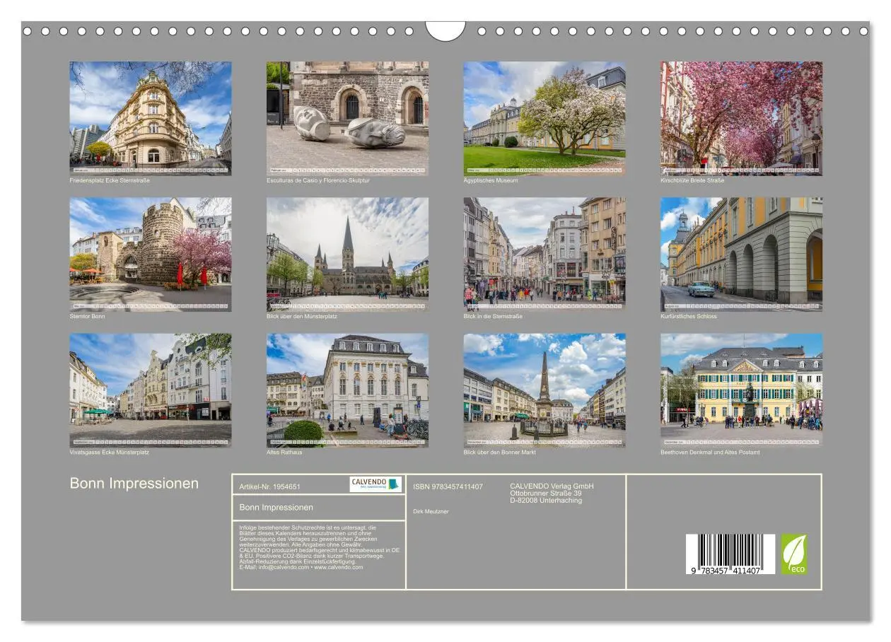 Bild: 9783457411407 | Bonn Impressionen (Wandkalender 2026 DIN A3 quer), CALVENDO...
