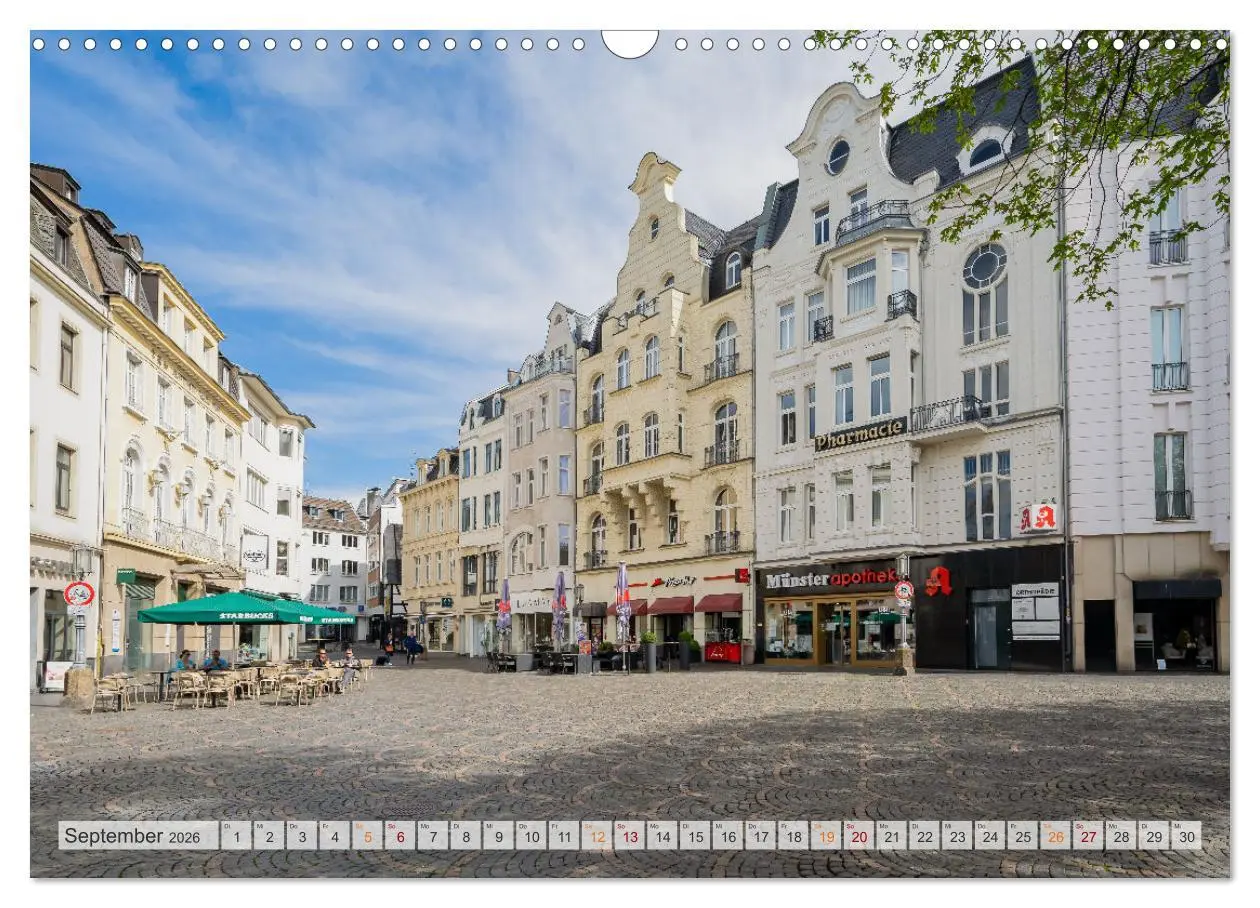 Bild: 9783457411407 | Bonn Impressionen (Wandkalender 2026 DIN A3 quer), CALVENDO...