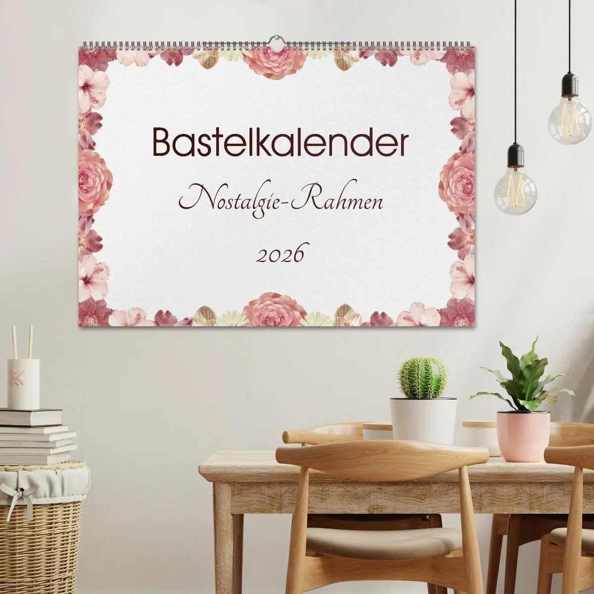Bild: 9783516051407 | Bastelkalender Nostalgie-Rahmen 2026 (Wandkalender 2026 DIN A2...