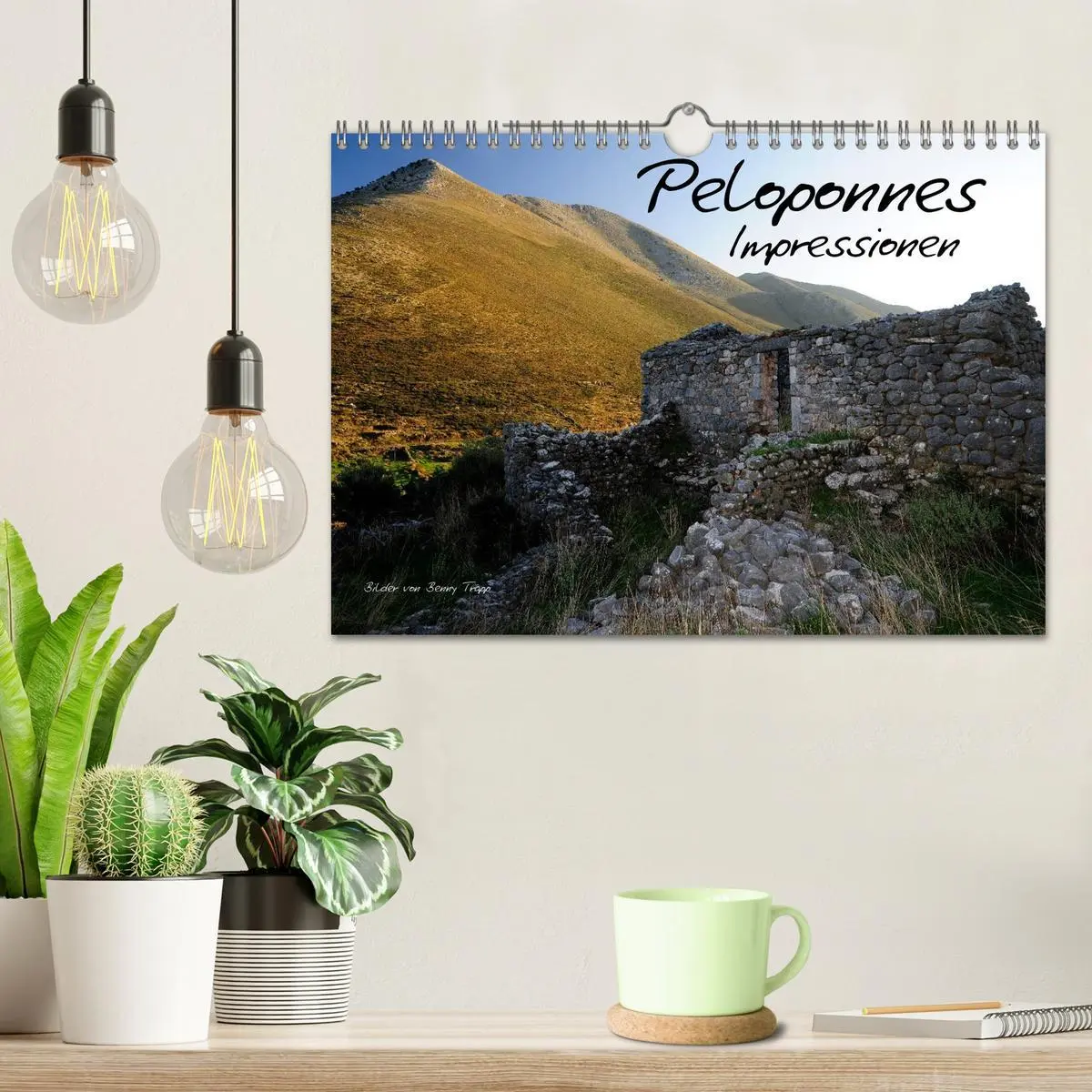 Bild: 9783516121407 | Peloponnes Impressionen / 2026 (Wandkalender 2026 DIN A4 quer),...