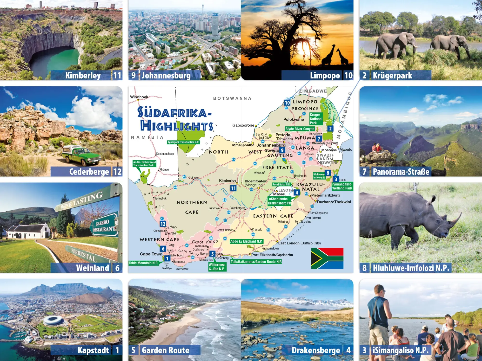 Bild: 9783689861407 | Reise Know-How Reiseführer Südafrika | Helmut Hermann (u. a.) | Buch