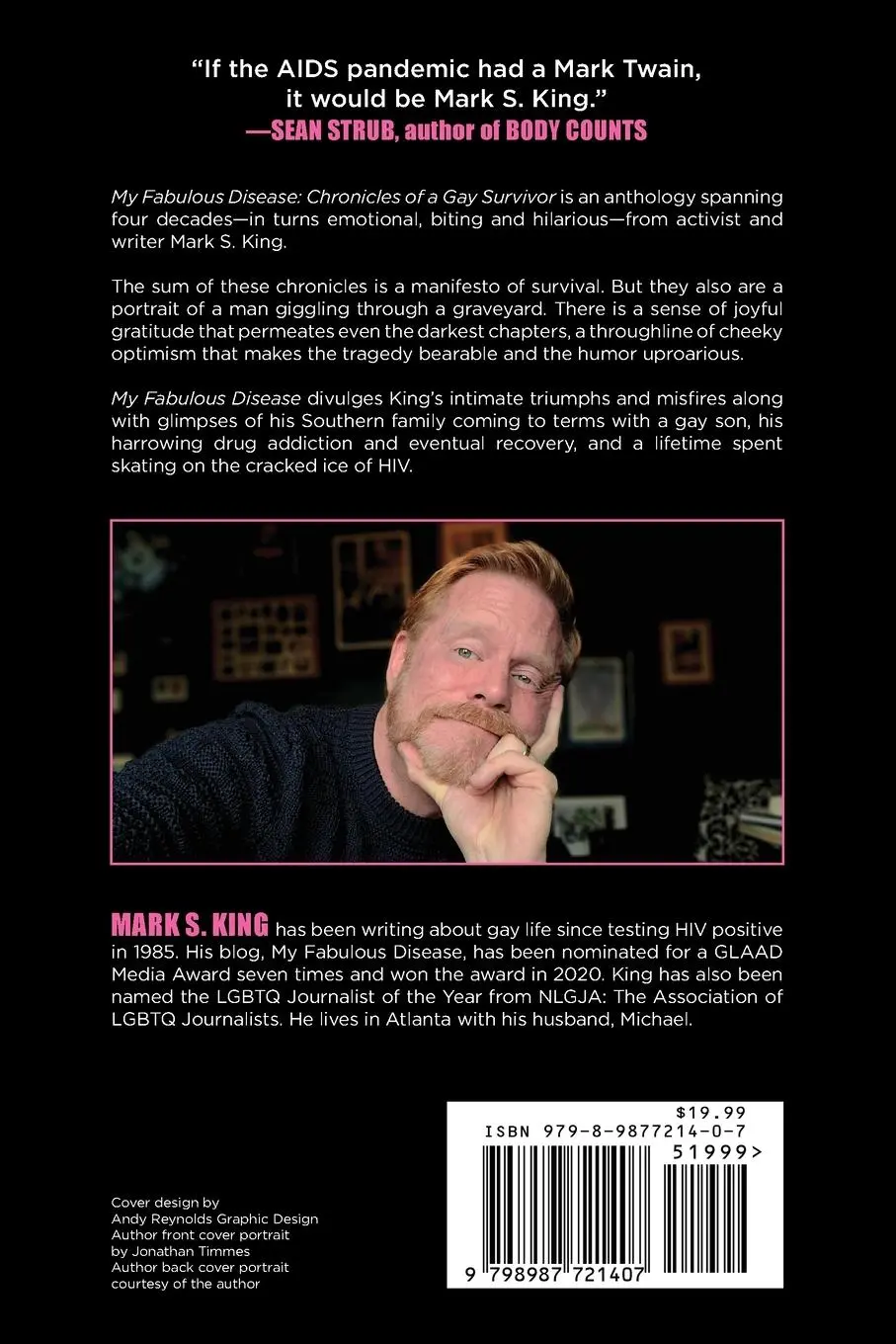 Rückseite: 9798987721407 | My Fabulous Disease | Chronicles of a Gay Survivor | Mark S King