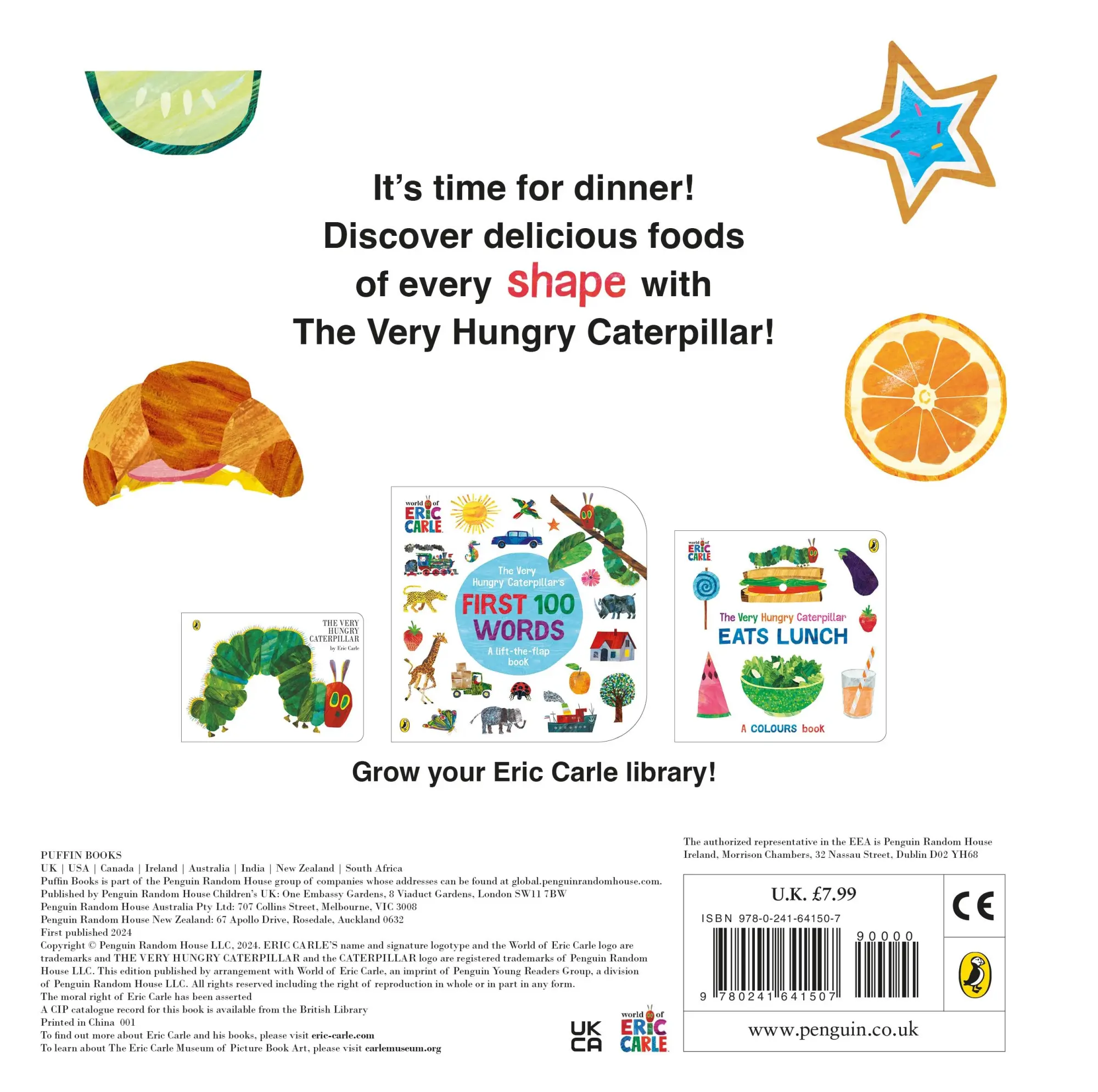 Rückseite: 9780241641507 | The Very Hungry Caterpillar Eats Dinner | A shapes book | Eric Carle