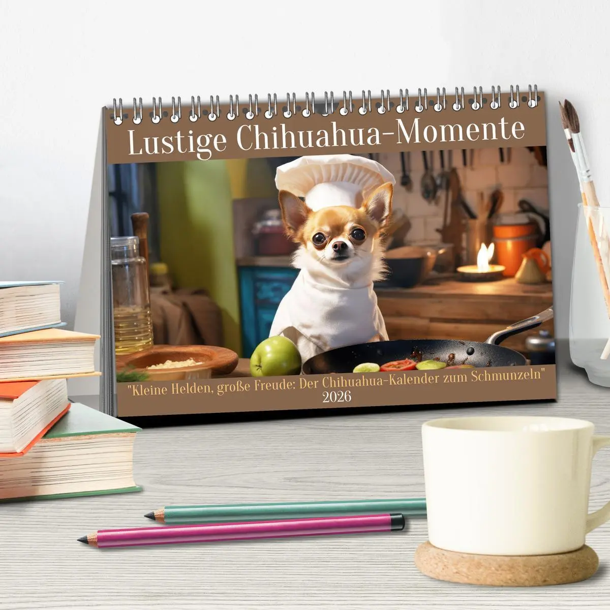 Bild: 9783457401507 | Lustige Chihuahua-Momente (Tischkalender 2026 DIN A5 quer),...