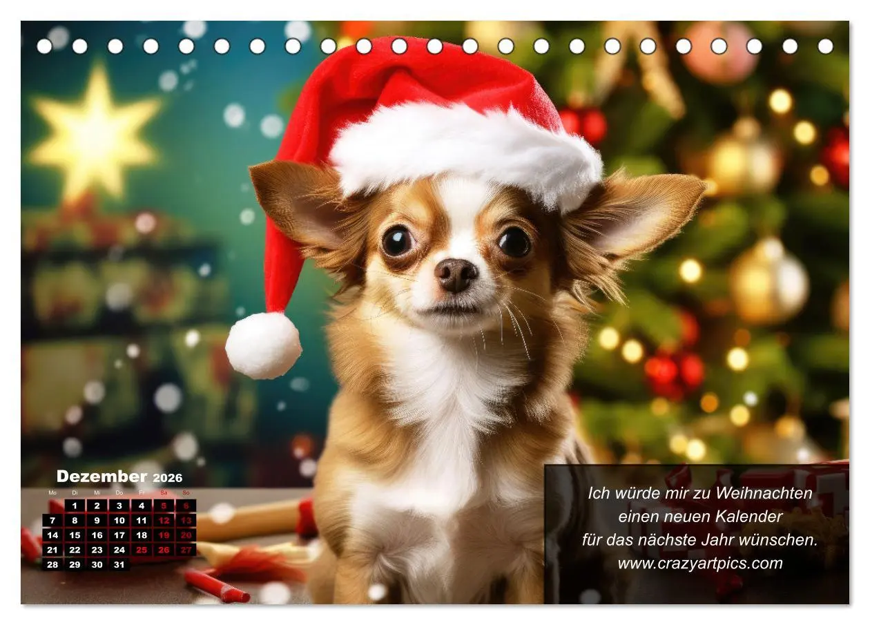 Bild: 9783457401507 | Lustige Chihuahua-Momente (Tischkalender 2026 DIN A5 quer),...