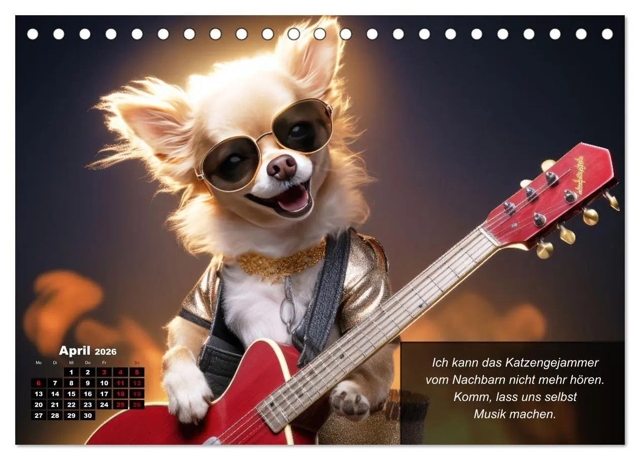 Bild: 9783457401507 | Lustige Chihuahua-Momente (Tischkalender 2026 DIN A5 quer),...