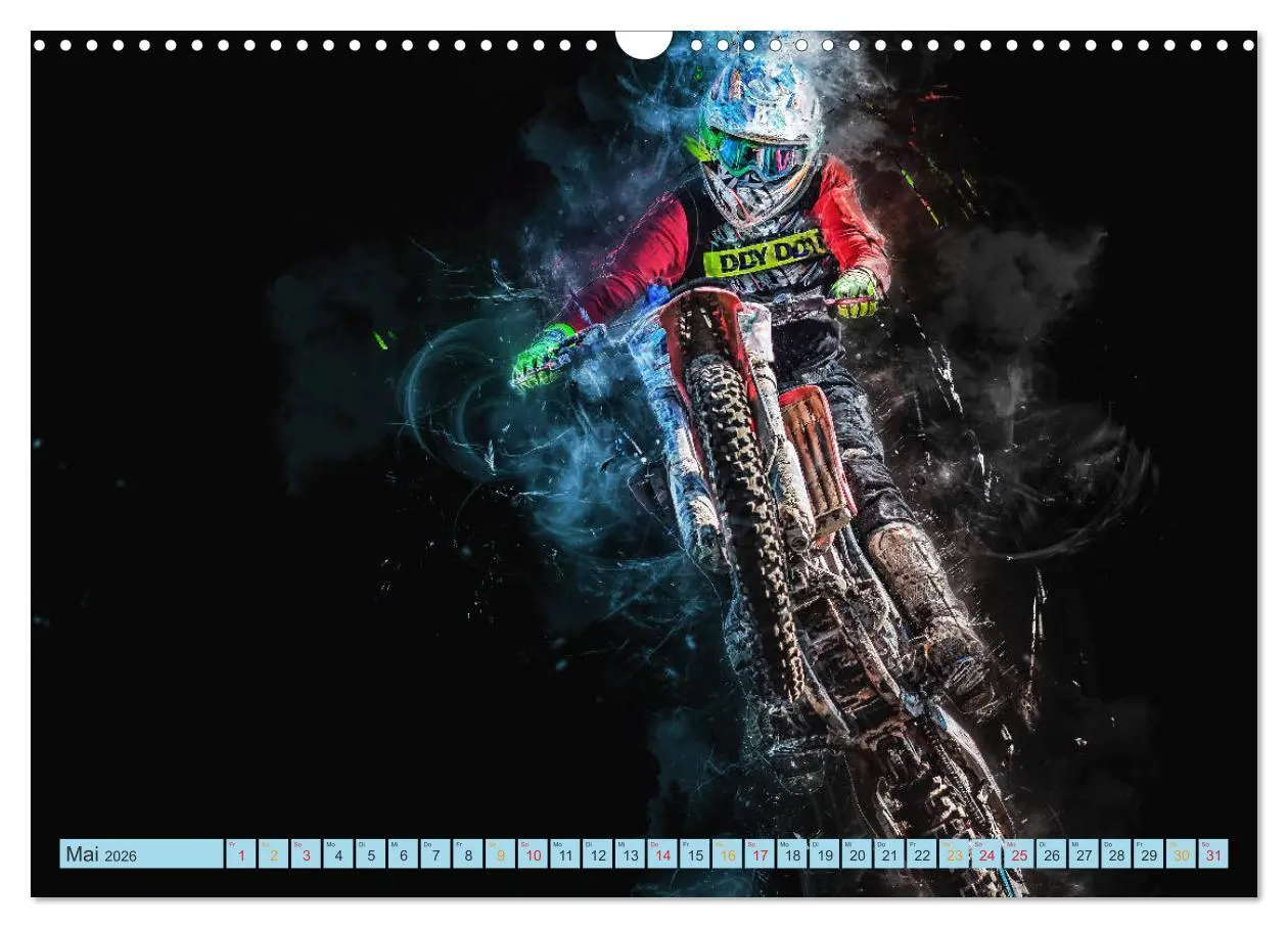 Bild: 9783457881507 | Motocross - extrem cool (Wandkalender 2026 DIN A3 quer), CALVENDO...
