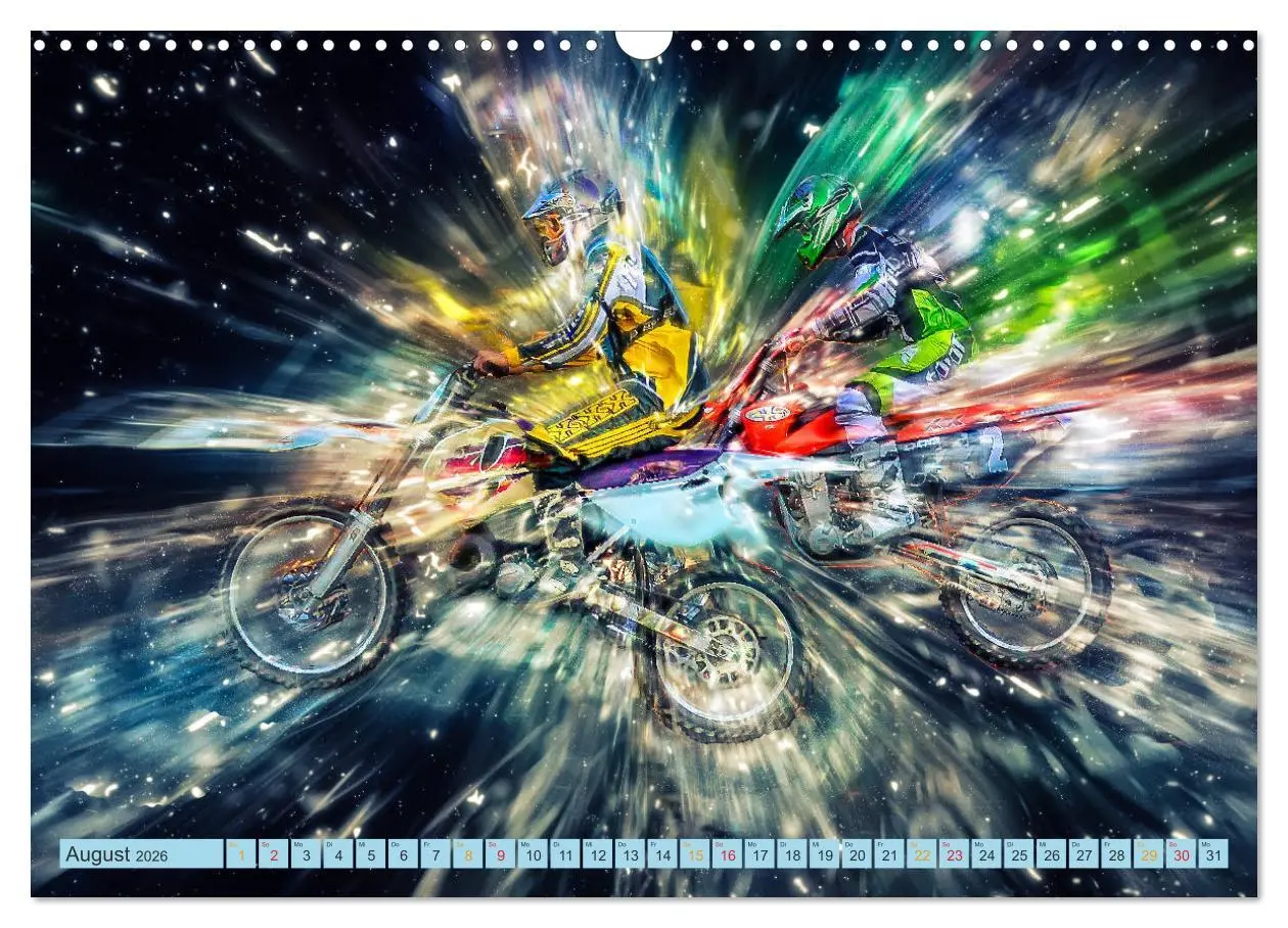 Bild: 9783457881507 | Motocross - extrem cool (Wandkalender 2026 DIN A3 quer), CALVENDO...