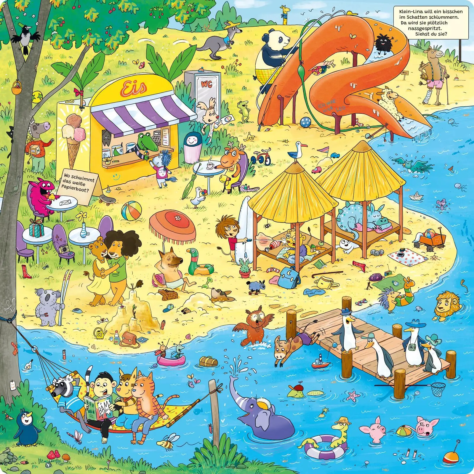 Bild: 9783480241507 | Tierisch, Tierisch! Das Aufklapp-Wimmelbuch | Antje Hagemann | Buch