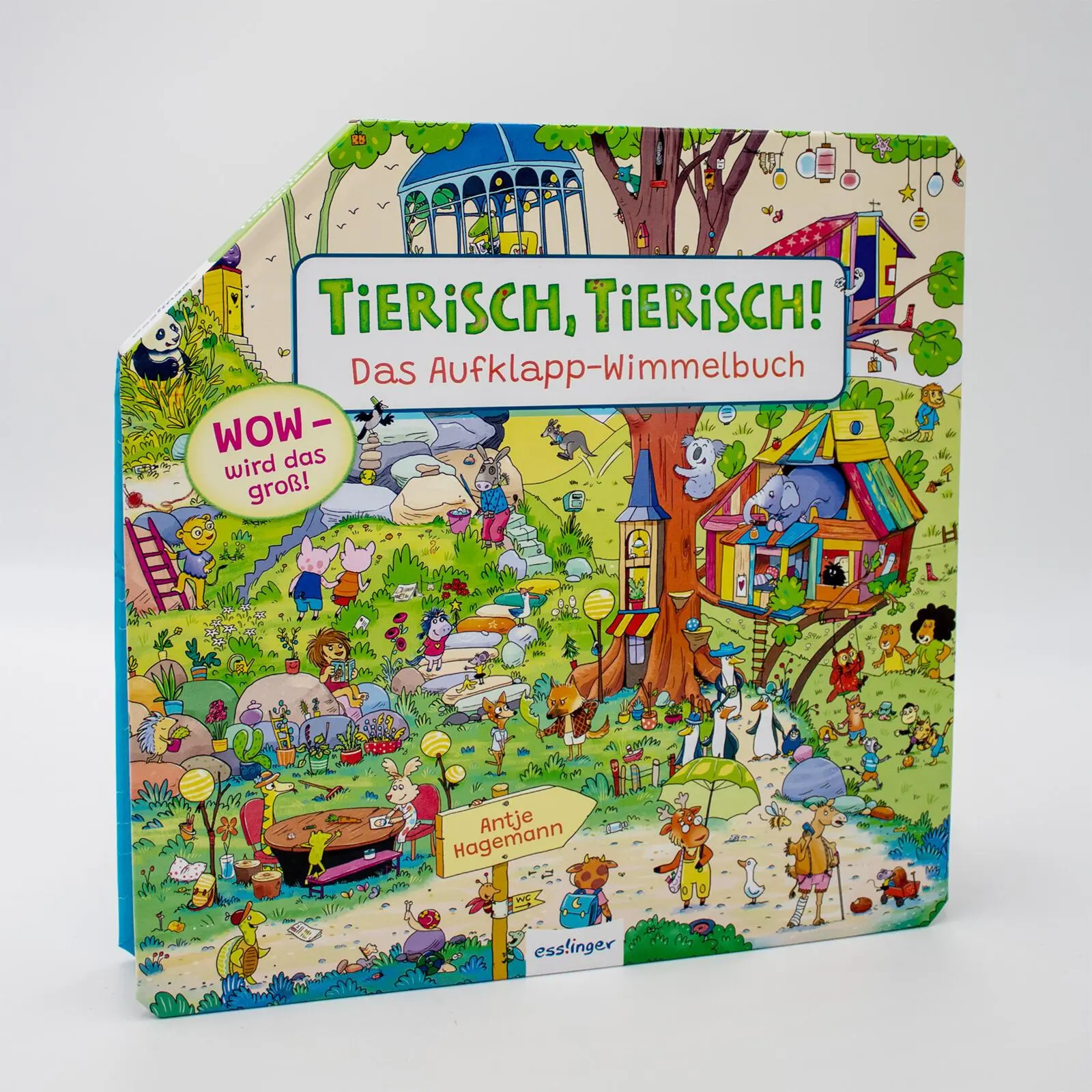 Bild: 9783480241507 | Tierisch, Tierisch! Das Aufklapp-Wimmelbuch | Antje Hagemann | Buch