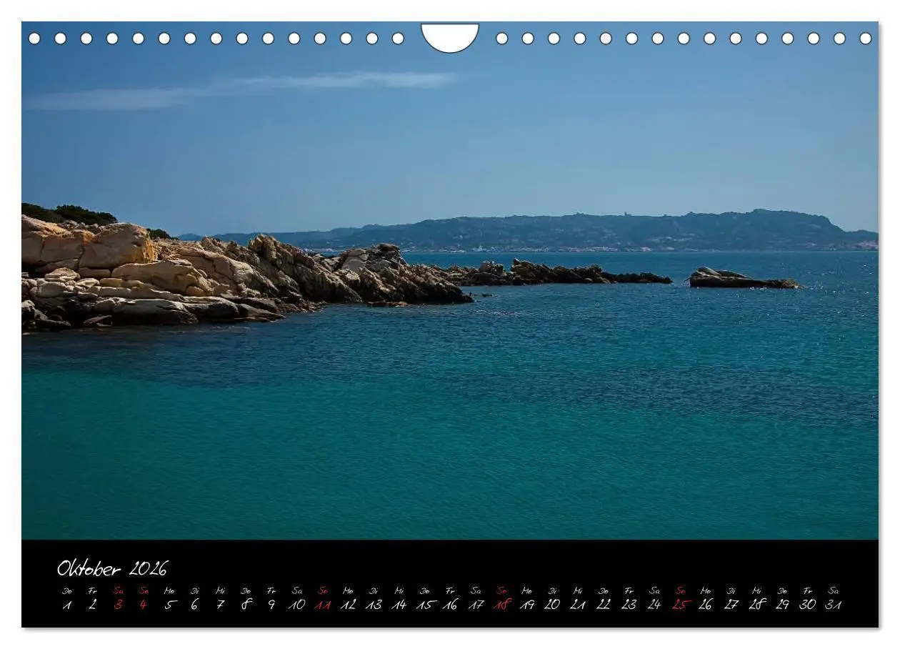 Bild: 9783516111507 | Blaues Sardinien (Wandkalender 2026 DIN A4 quer), CALVENDO...