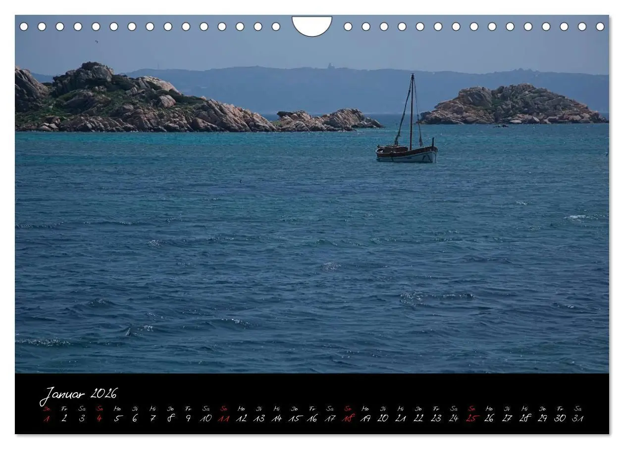 Bild: 9783516111507 | Blaues Sardinien (Wandkalender 2026 DIN A4 quer), CALVENDO...