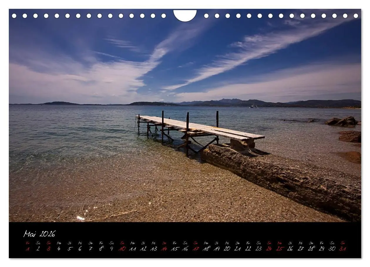 Bild: 9783516111507 | Blaues Sardinien (Wandkalender 2026 DIN A4 quer), CALVENDO...