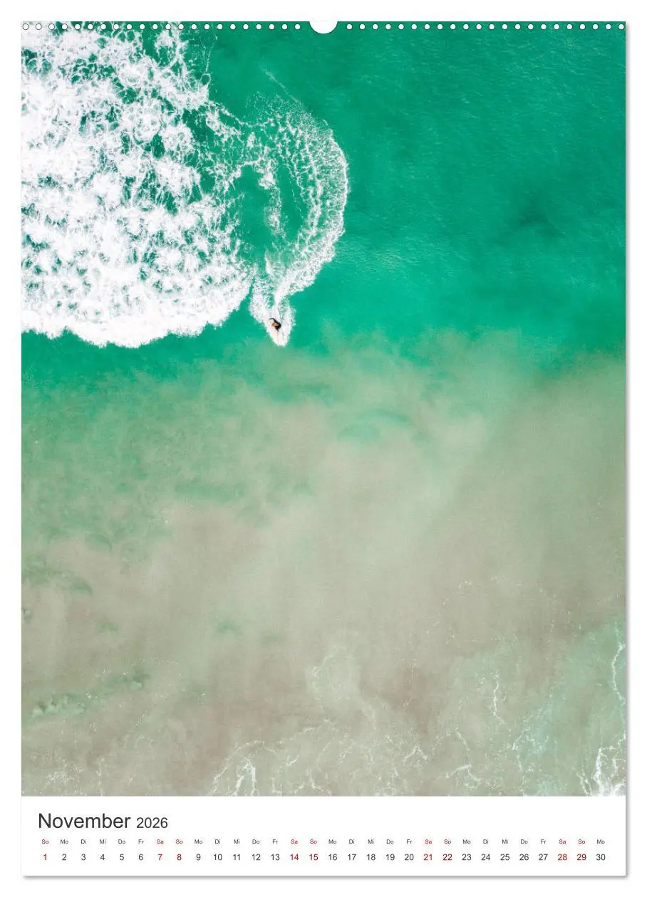 Bild: 9783516351507 | Surfen - Auf der perfekten Welle. (Wandkalender 2026 DIN A2 hoch),...