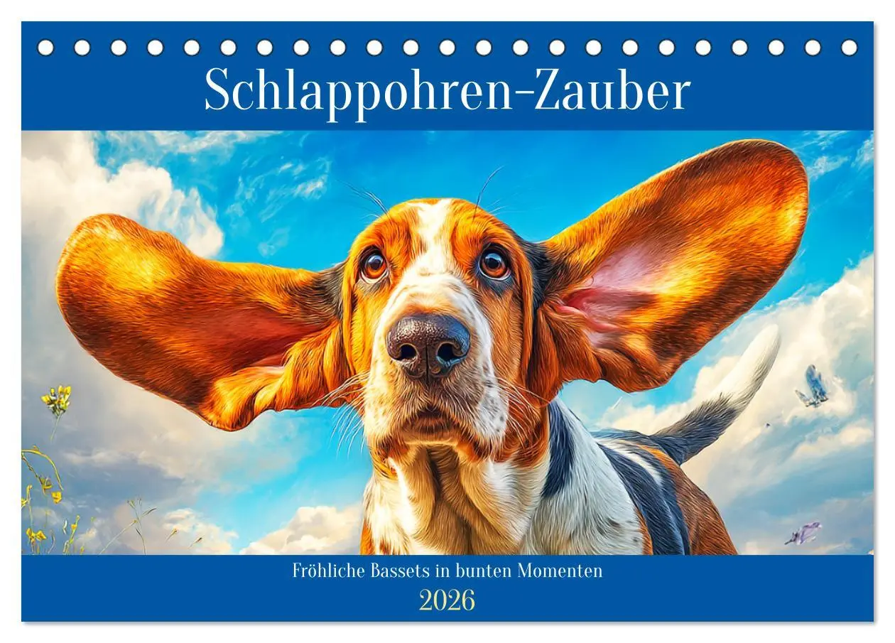 Cover: 9783516421507 | Schlappohren-Zauber. Fröhliche Bassets in bunten Momenten...