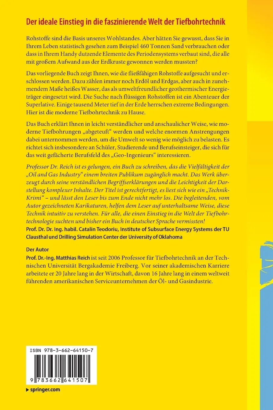 Rückseite: 9783662641507 | Auf Jagd im Untergrund | Matthias Reich | Taschenbuch | VII | Deutsch