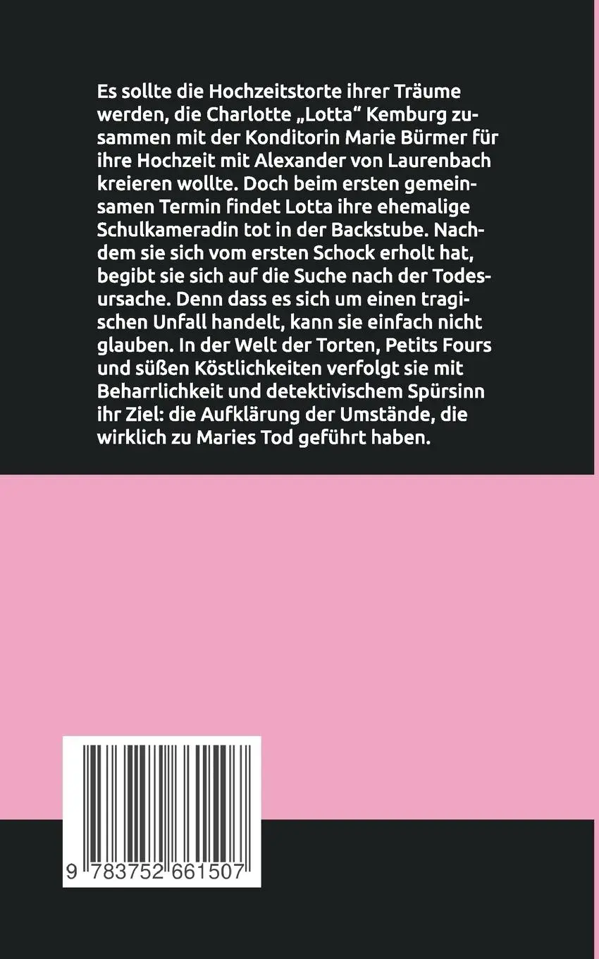 Rückseite: 9783752661507 | Tortenzauber | Lottas zweiter Fall. | Nicole Kordek | Taschenbuch