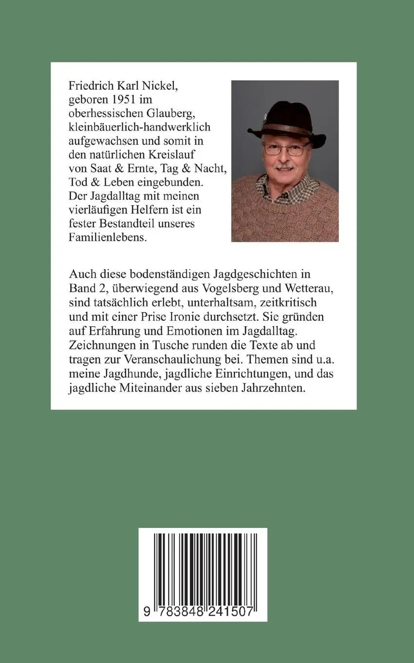 Rückseite: 9783848241507 | ...alleine war ich nie! | Friedrich Karl Nickel | Taschenbuch | 252 S.