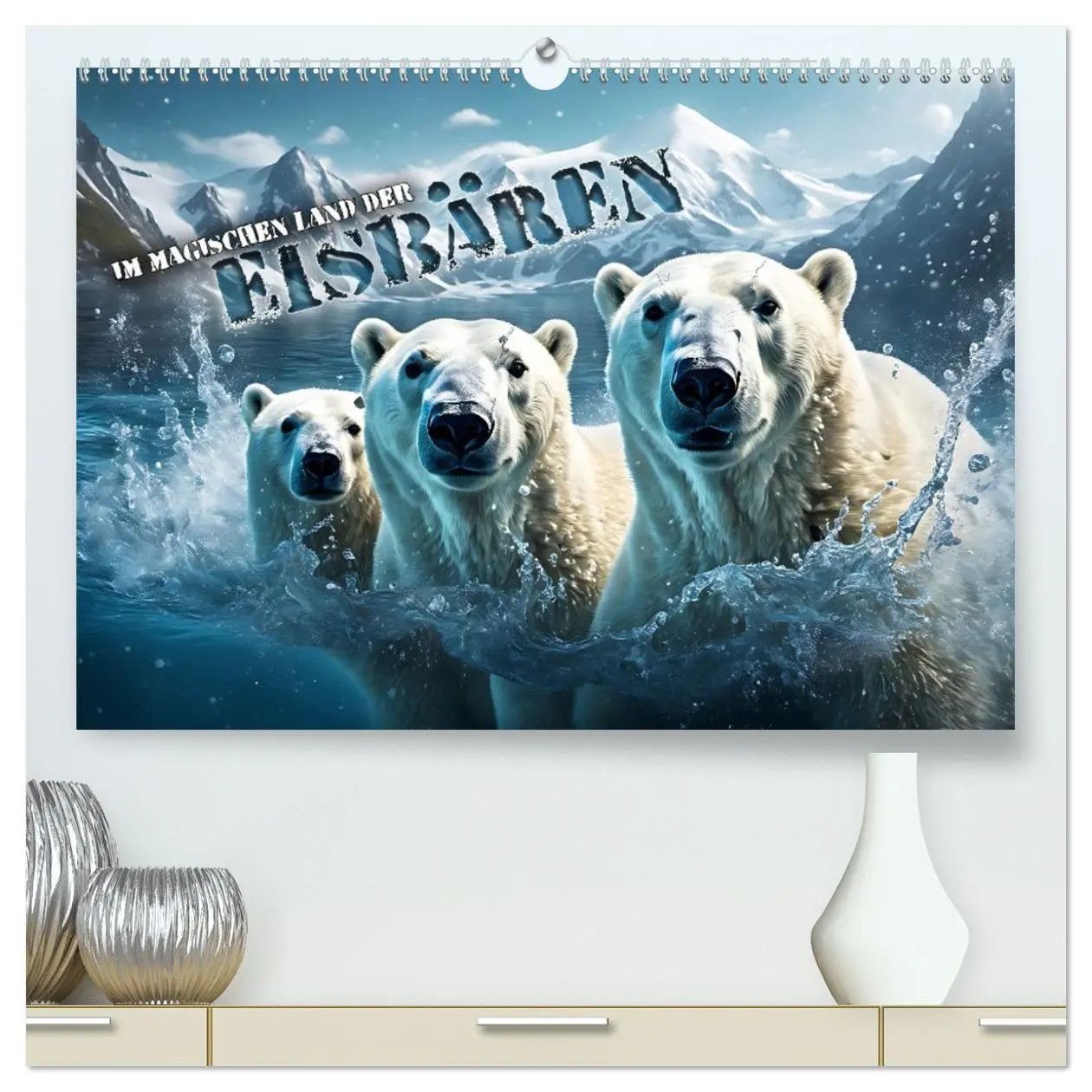 Cover: 9783457491607 | Im magischen Land der Eisbären (hochwertiger Premium Wandkalender...