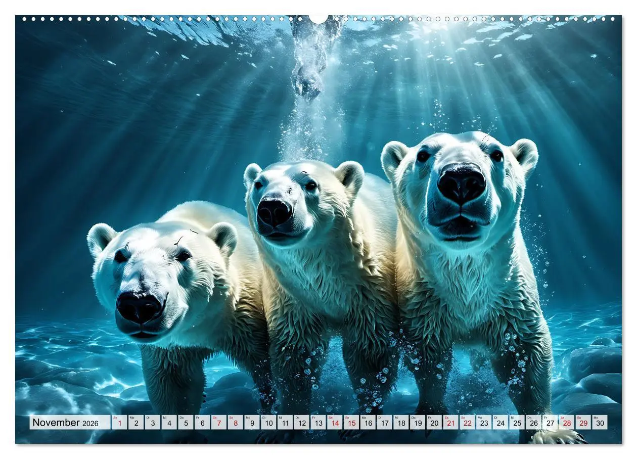 Bild: 9783457491607 | Im magischen Land der Eisbären (hochwertiger Premium Wandkalender...