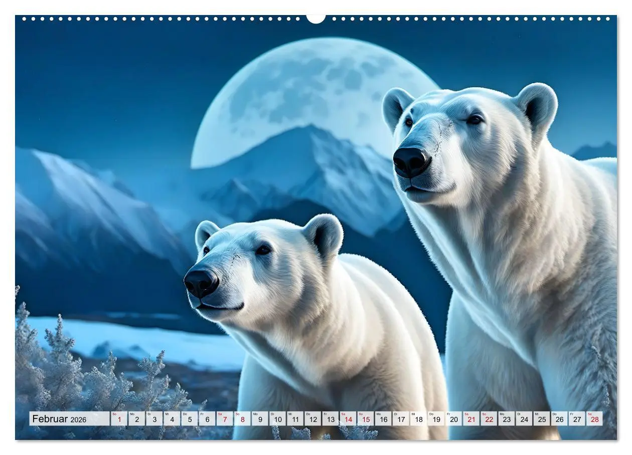 Bild: 9783457491607 | Im magischen Land der Eisbären (hochwertiger Premium Wandkalender...